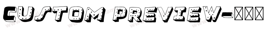 Custom preview字体转换